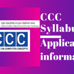 CCC – Syllabus and Important Information