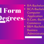 Full form of Degrees | General Knowledge