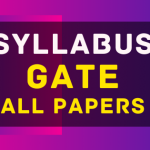 GATE Syllabus for all papers