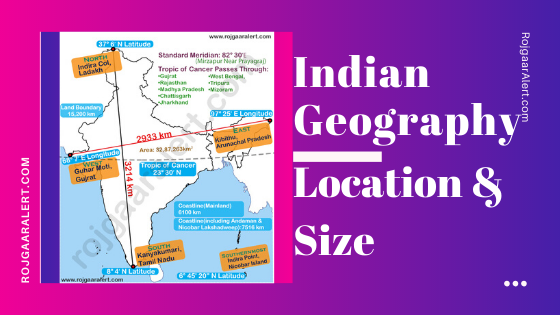 Indian Geography – Size and Location