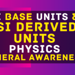 Important SI base units and SI derived Units – Physics